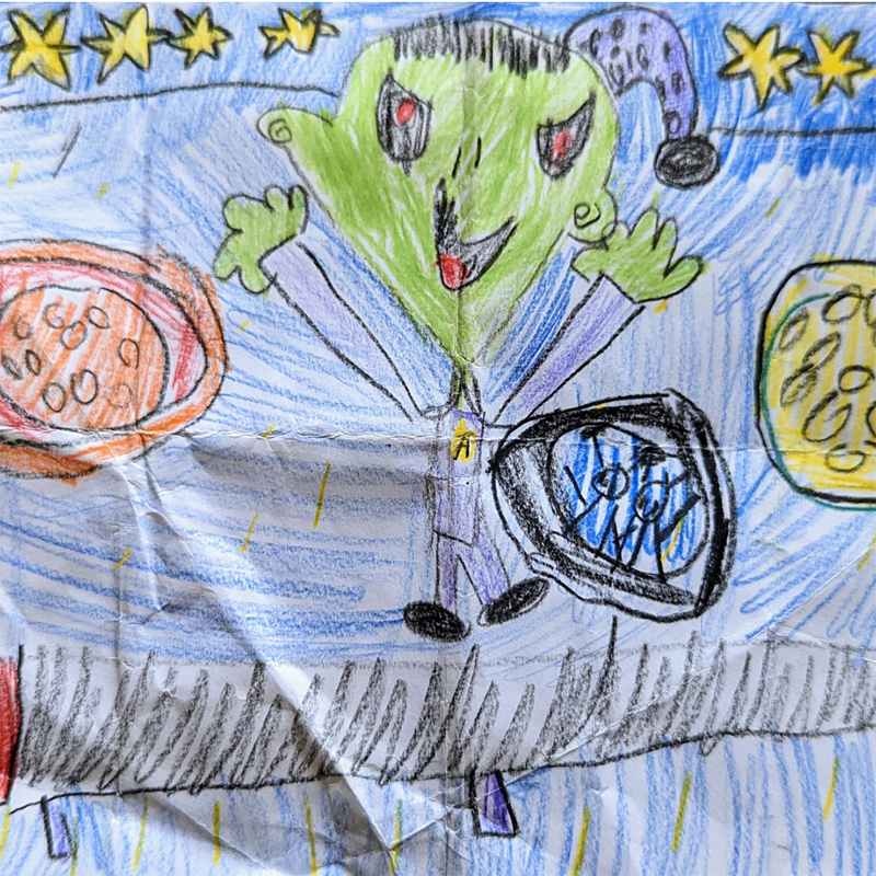  Disegno di una bimba di 6 anni – Leggiamo il disegno della bimba